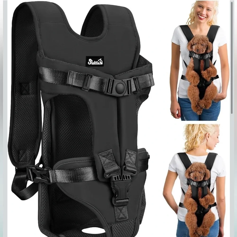 Black Wearable Puppy Carrier